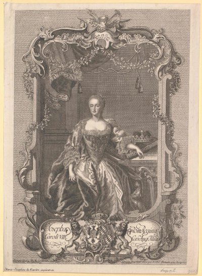 Prinzessin von Bayern Maria Josefa von Artist Unknown