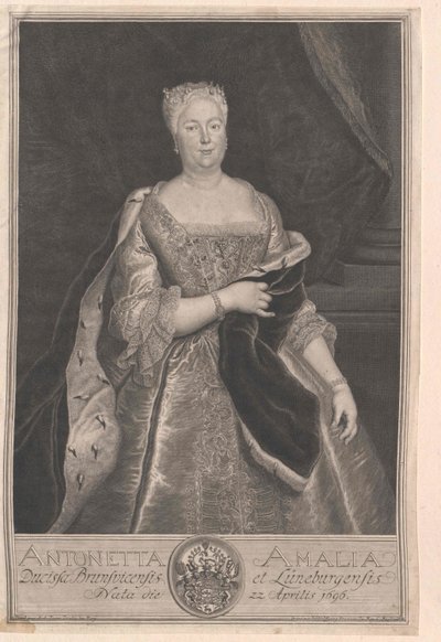 Prinzessin von Braunschweig-Wolfenbüttel Antoinette Amalie von Artist Unknown