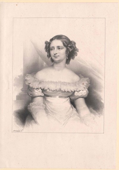 Prinzessin von Holstein-Sonderburg-Augustenburg Caroline von Artist Unknown