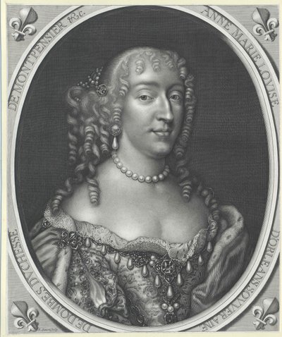 Prinzessin von Orléans Anne Marie Louise von Artist Unknown