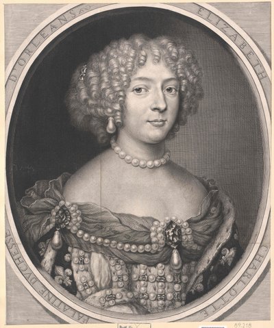 Prinzessin des Palastes Elisabeth Charlotte von Artist Unknown