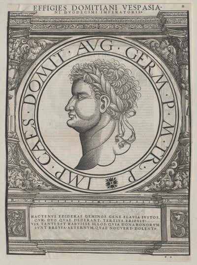 Römischer Kaiser Domitian von Artist Unknown
