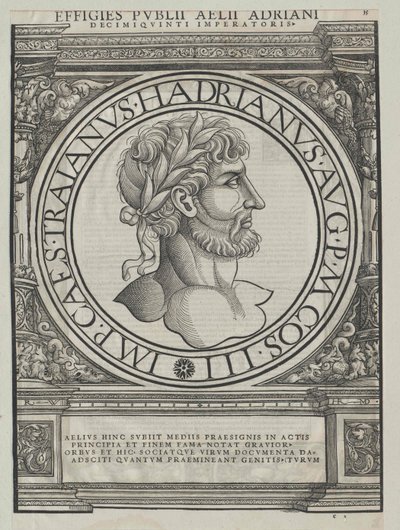 Römischer Kaiser Hadrian von Artist Unknown