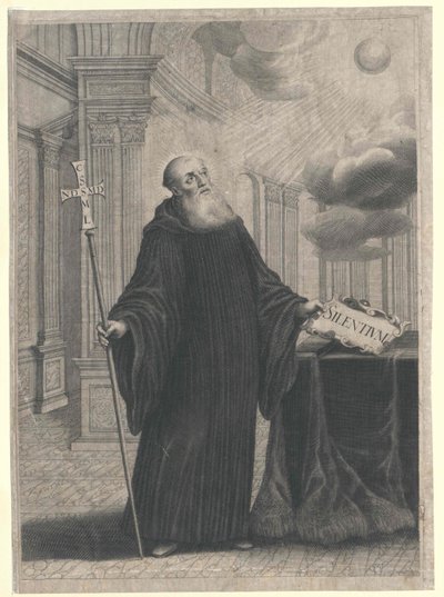 Heiliger Benedikt von Nursia von Artist Unknown