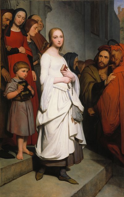 Marguerite verlässt die Kirche von Ary Scheffer