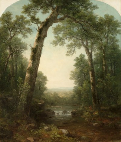 Waldstrom mit Aussicht von Asher Brown Durand