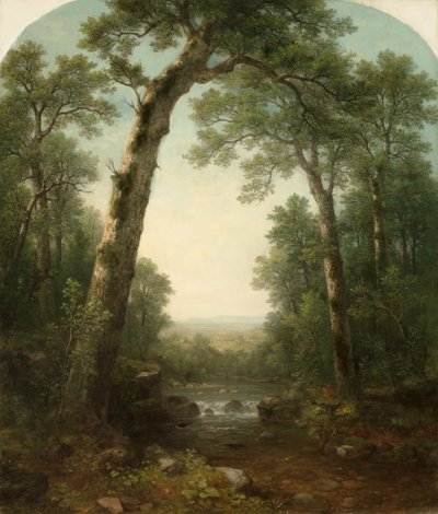 Waldstrom mit Aussicht, 1872 von Asher Brown Durand