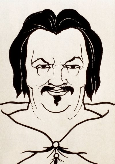 Porträt von Honoré de Balzac von Aubrey Beardsley