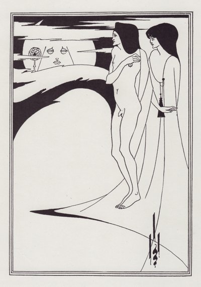 Die Frau im Mond, 1893 von Aubrey Beardsley