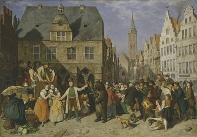 Ein tanzender Bär, 1865 von August Jernberg
