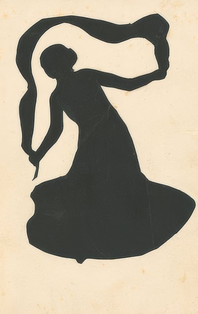 Frau mit Band von August Macke