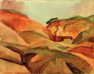 Schlucht von August Macke