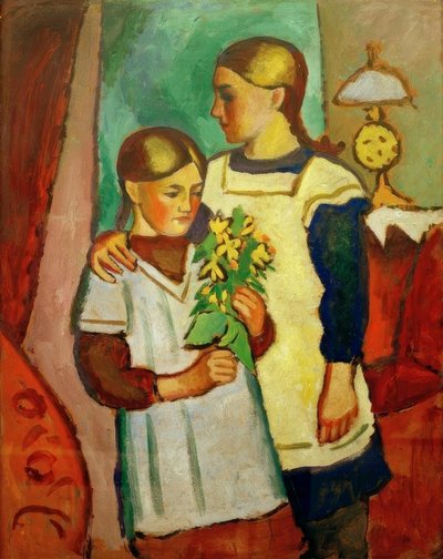 Zwei Schwestern von August Macke