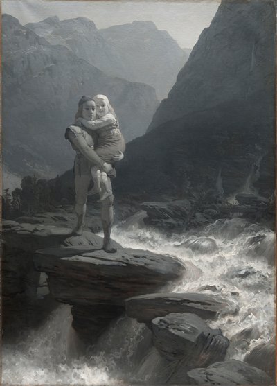 Frithiofs Saga: Frithiof und Ingeborg, 1880er von August Malmström
