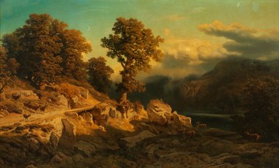 Herbstlandschaft von August Schaeffer von Wienwald
