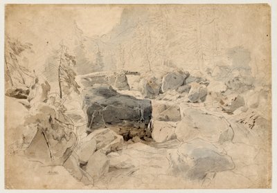 Gebirgsbach von August Seidel