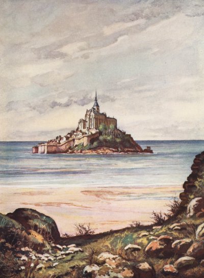 Frankreich: Der Mont Saint-Michel von Auguste Gerardin