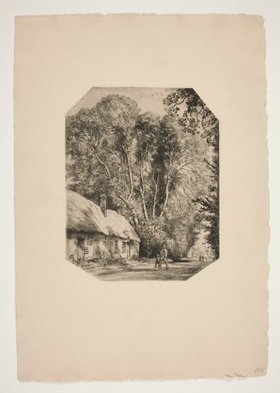 Le Bout Genet (Crevecoeur-le-Grand) von Auguste Lepere