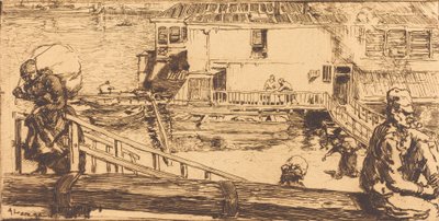 Das Waschhaus, 1891 von Auguste Lepere