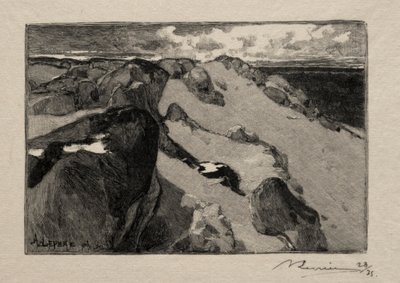 Arbonne, der Gros-Sablon von Auguste Louis Lepère