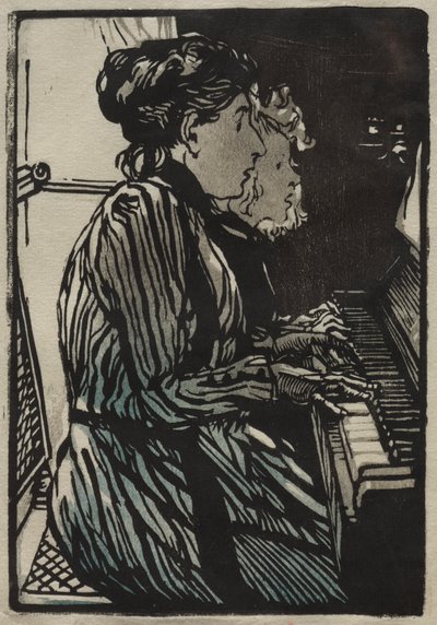 Studie zu vier Händen von Auguste Louis Lepère