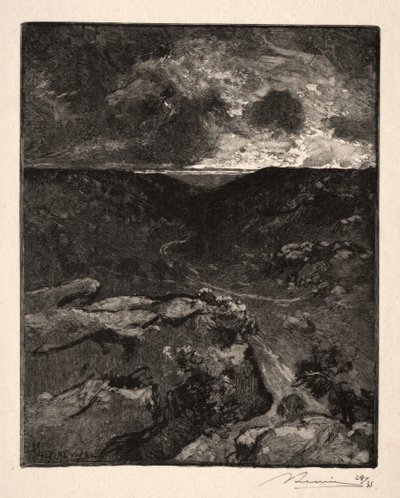 Das Tal von Franchard von Auguste Louis Lepère