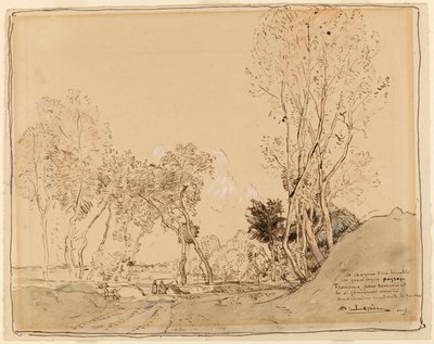 Landschaft von Auguste Louis Lepère