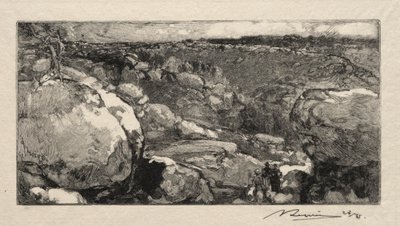 Der Zirkus des Long-Rocher von Auguste Louis Lepère