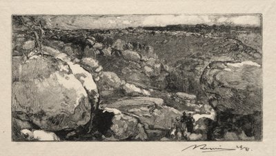 Le cirque du Long-Rocher von Auguste Louis Lepère
