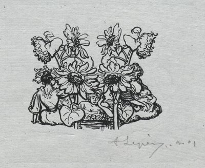 Pariser Almanach, 1897: Schlussstück, Sommer, 1897 von Auguste Louis Lepère