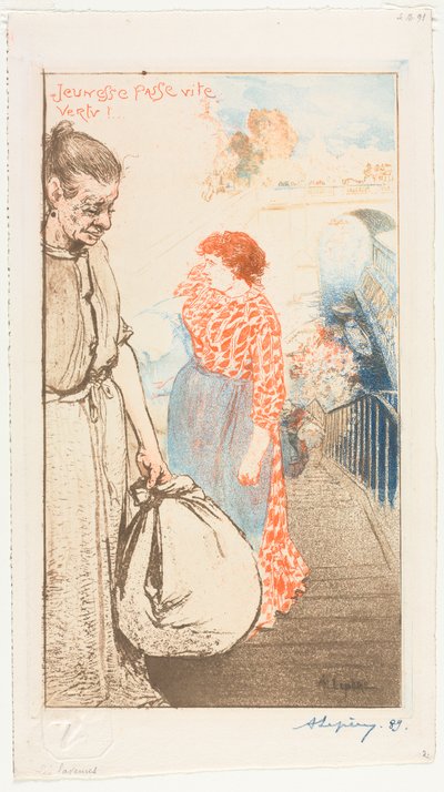 Wäscherinnen von Auguste Louis Lepère
