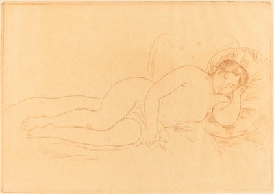 Weiblicher Akt liegend von Auguste Renoir