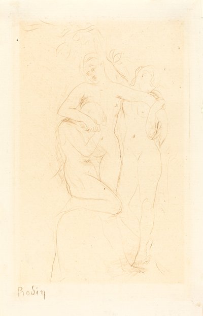 Seelen im Fegefeuer von Auguste Rodin