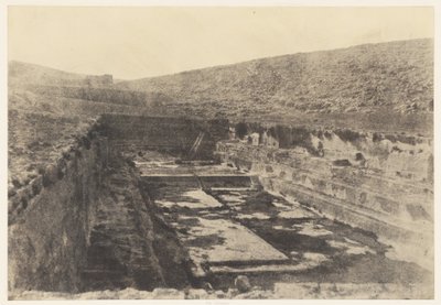Jerusalem. Salomons Becken. Details von Auguste Salzmann