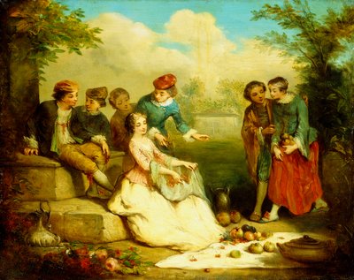 Galantes Fest von Auguste Theodule Ribot