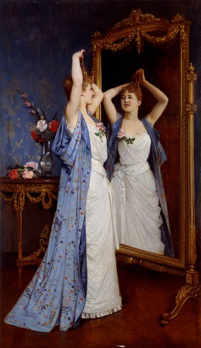 Die Toilette, 1889 von Auguste Toulmouche
