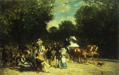Ein Tag im Park, 1875 von Auguste de Molins