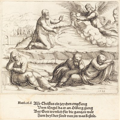 Die Agonie im Garten von Augustin Hirschvogel
