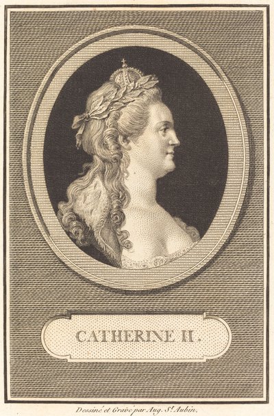 Katharina II. von Augustin de Saint Aubin