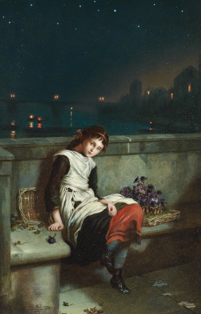 Von Morgen bis Nacht, 1889 von Augustus Edward Mulready
