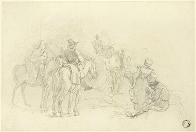 Rastende Reisende von Augustus Wall Callcott