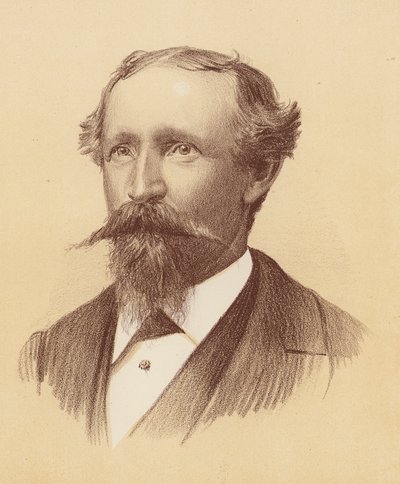 Bernhardt Otto Holtermann (Farblithografie) von Australian School