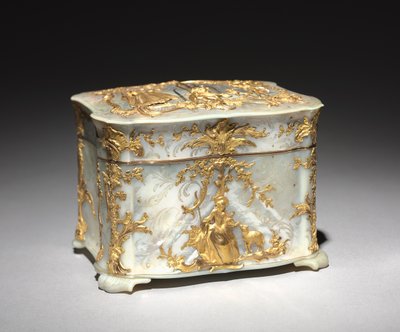 Gold- und Perlmuttbox, um 1765 von Austrian School