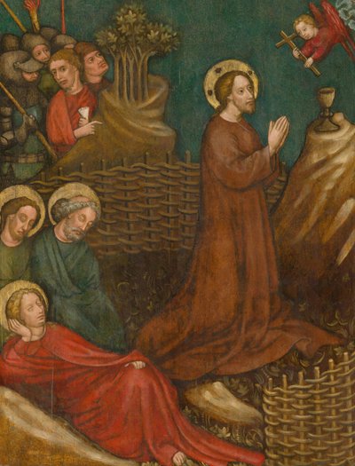 Die Agonie im Garten, ca. 1420 von Austrian master