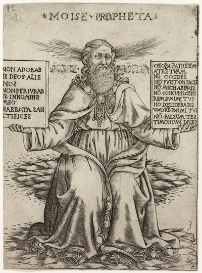Der Prophet Moses von Baccio Baldini