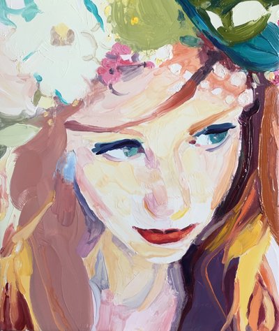 Gänseblümchenkette, 2018 von Barbara Hoogeweegen