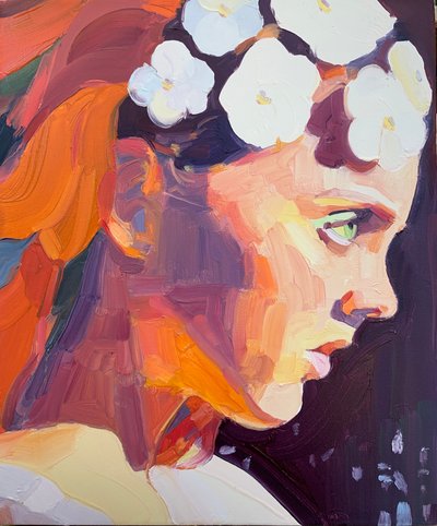 Feuer, 2018 von Barbara Hoogeweegen