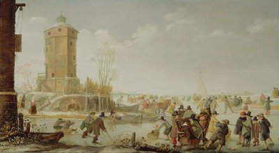 Winterszene von Barent Avercamp