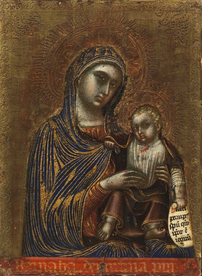 Jungfrau und Kind, ca. 1365-70 von Barnaba da Modena