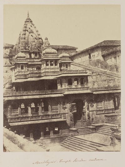 Mundleysir, moderner hinduistischer Tempel von Baron Alexis de La Grange